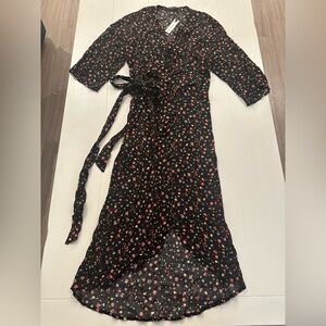 Olivaceous Wrap Dress